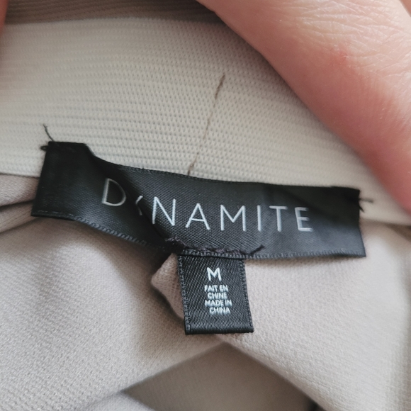 Dynamite Medi Skirt with front slit, Taupe, Medium - Picture 5 of 9